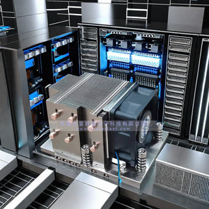 CooNong Supports SP5/AMD+multi Platform CPU Heat Sink 6 Heat Pipe 2u Server - Product Image 1