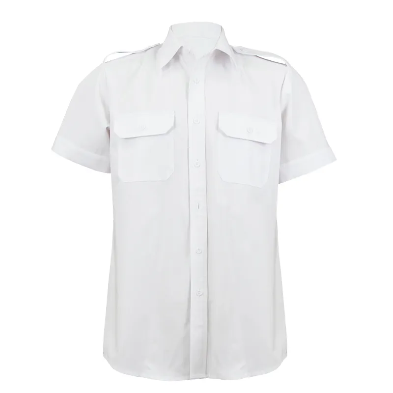 보안 경비원에 보안이 적용된 맞춤형 보안 관련 t 셔츠 유니폼 셔츠 흰색