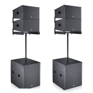 18 Inch Subwoofer Line Array <strong>Pro</strong> Sound Speaker System with Power <strong>Mixer</strong> Full Set for Professional Stage Music