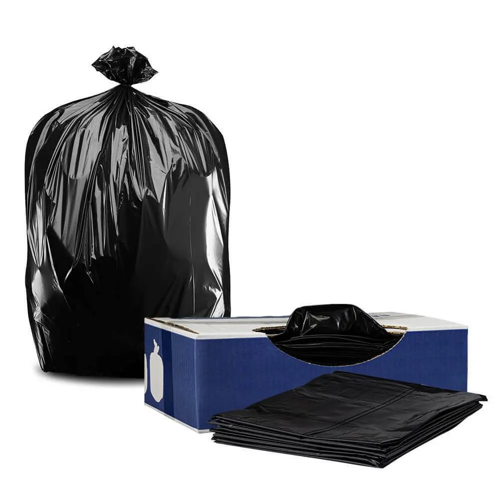 Rouleau poubelle emballage général sac plastique sacs poubelle en plastique avec ruban adhésif poubelle sac poubelle en plastique