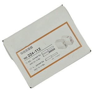WAGOS 224-112 <strong>2</strong>-<strong>conductor</strong> Lighting <strong>Connector</strong> Push in Quick Wire <strong>Connector</strong> White Housing 224 112 <strong>Electric</strong> Wire <strong>Connector</strong> <strong>2</strong> Ports