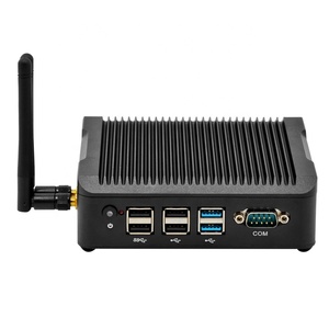 Commercio all'ingrosso N2840 N2940 J1900 multifunzione HD + VGA doppio Display Dual Lan RS232 RS485 Mini Pc industriale