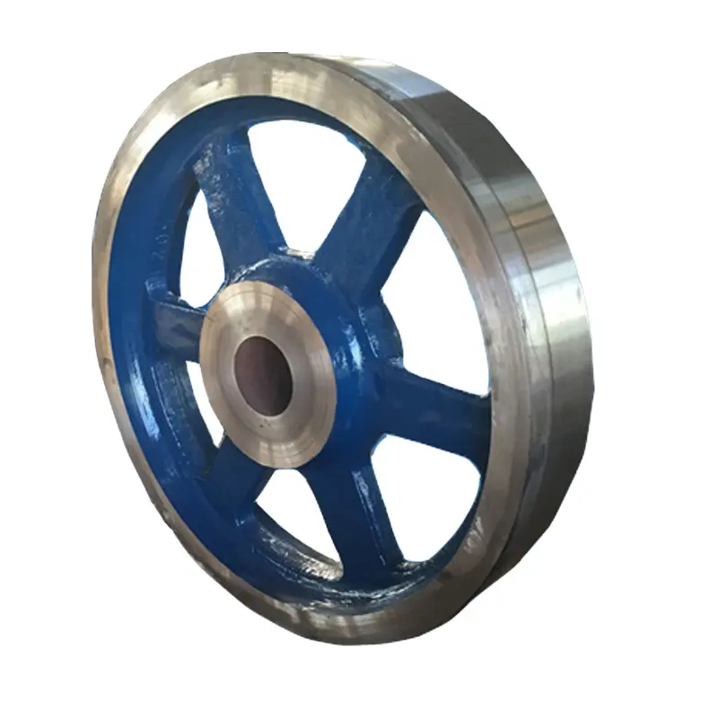 large steel foundry manufacturer OEM pre-machined quenched sand casting GS42CrMo4 gear wheel for marine winch