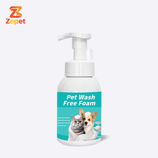 Mousse lavante sans rinçage pour animaux (300 ml) * 1 bouteille