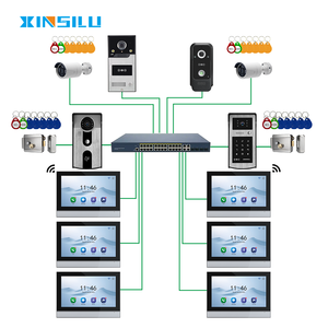 XINSILU 10インチモニターTcp/ipビデオインターホン,ナイトビジョン付きメモリーカードサポートドア電話工場価格RFICカードロック解除 - Product Image 2