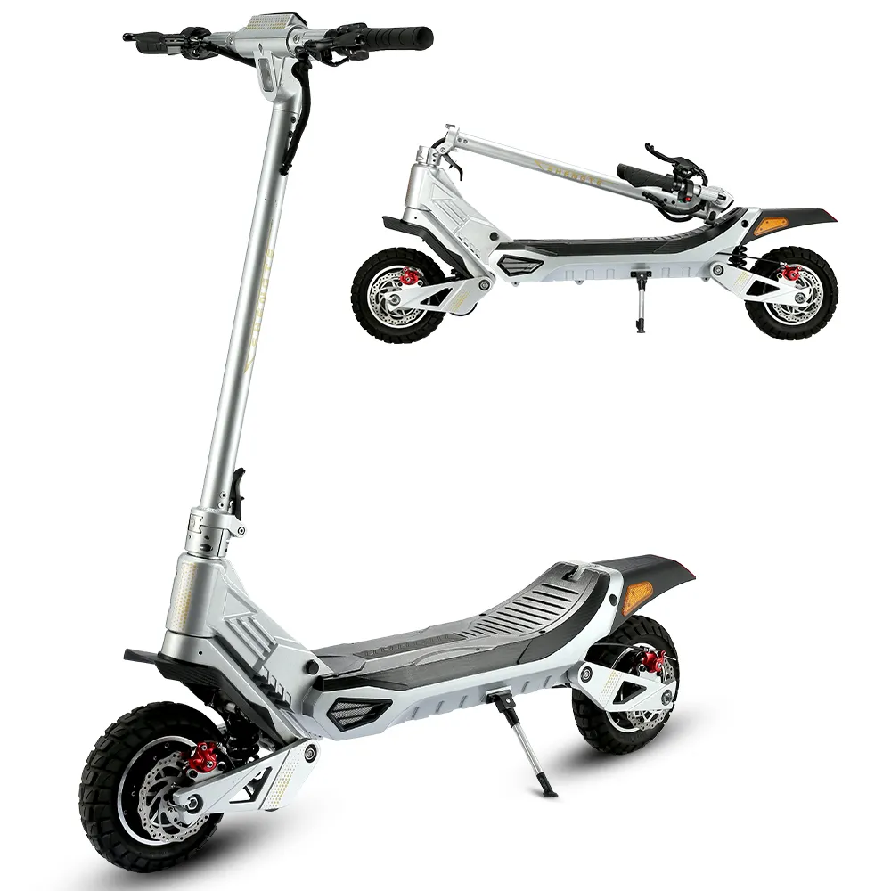 Scooter électrique rapide pour adultes double freins double moteur brushless puissance maximale 500w scooter à moteur commercial pour adultes