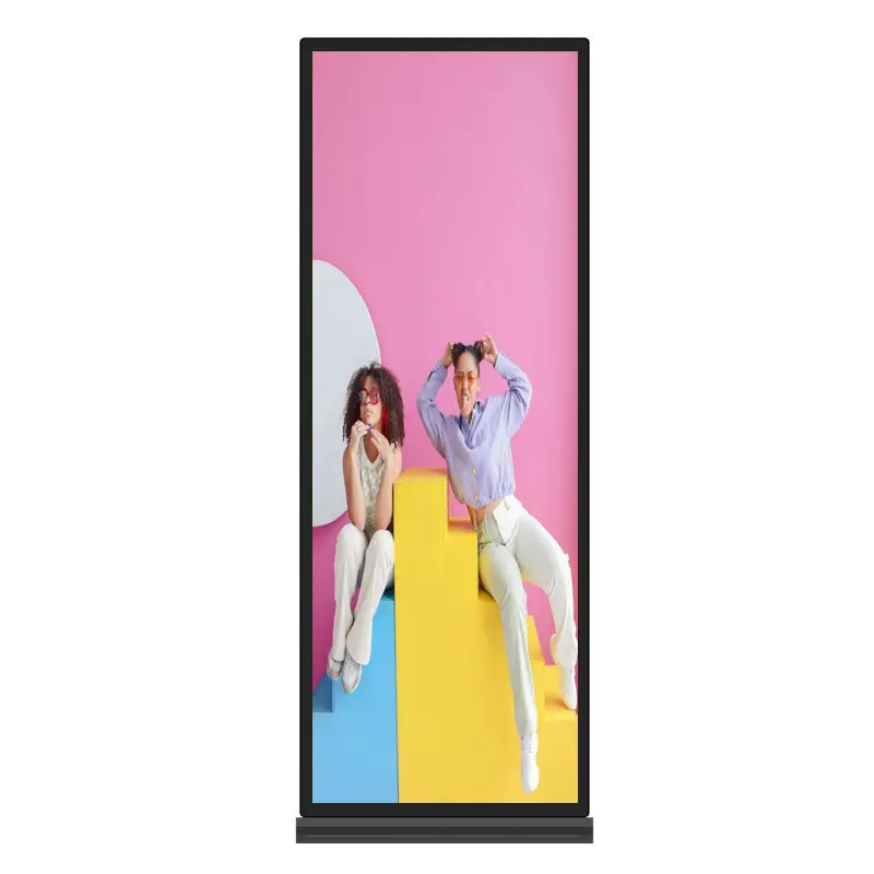 75 inch đầy đủ chiều dài hiển thị tầng thường vụ toàn màn hình máy nghe nhạc quảng cáo kỹ thuật số biển siêu rộng kéo dài LCD thanh hiển thị