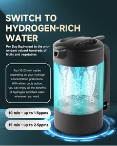 富氢水壶2.5L，氢水发生器，高达2500 PPB SPE技术弱碱性水离子发生器 - Product Image 3