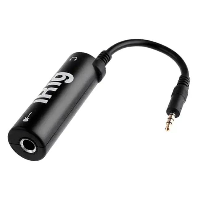 Cable de conexión de Audio para teléfono móvil de 3,5mm para guitarra Apple 56iPad IRIG adaptador de música de efecto de guitarra para músicos