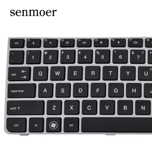 库存销售Probook 4330S 4331S 4430S 4431S 4435S <span class=keywords><strong>4436S</strong></span>美国键盘，带银色框架键盘，适用于惠普笔记本电脑