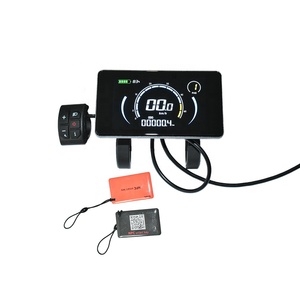 Medidor sin llave para bicicleta eléctrica, pantalla horizontal 808, sensor de luz automático, Protocolo 2 #, bicicleta eléctrica, función de tarjeta NFC, pantalla LCD para bicicleta eléctrica - Product Image 1
