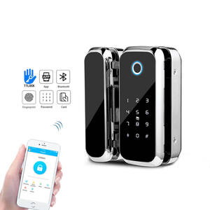 TTlock App WiFi Ble Control porta in vetro impermeabile codice digitale esterno RFID biometrico Fingerprint Smart Lock per ufficio