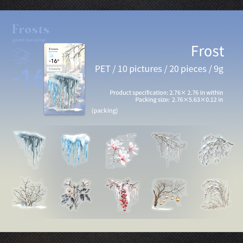 F Frosty cold