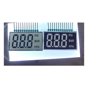 Benutzer definiertes LCD-Anzeige modul Benutzer definiertes 7-Segment-TN-LCD-Display für Motorrad-Tachometer-LED-Hintergrund beleuchtung LCD-Modul