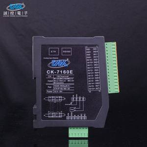 16-Channel Analog <strong>Input</strong> IO Module with Ethernet/IP Modbus RS485 <strong>Data</strong> Converters Digital Interface Type for Voltage Acquisition