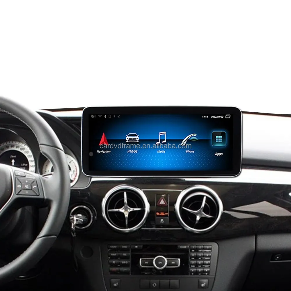 Aijia Car Video navigazione Gps autoradio lettore Stereo per Mercedes Benz classe C W204 2011-2013