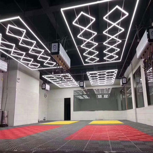 SUEZ Custom 6500K esagonale garage luce led a nido d'ape luce del soffitto griglia led luce garage - Product Image 2
