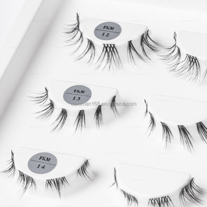 <strong>Eye</strong> <strong>Lash</strong> Manufacture Private Label Cluster Strip False Eyelashes Customized Packing 3D Mink False <strong>Lashes</strong> - Product Image 5