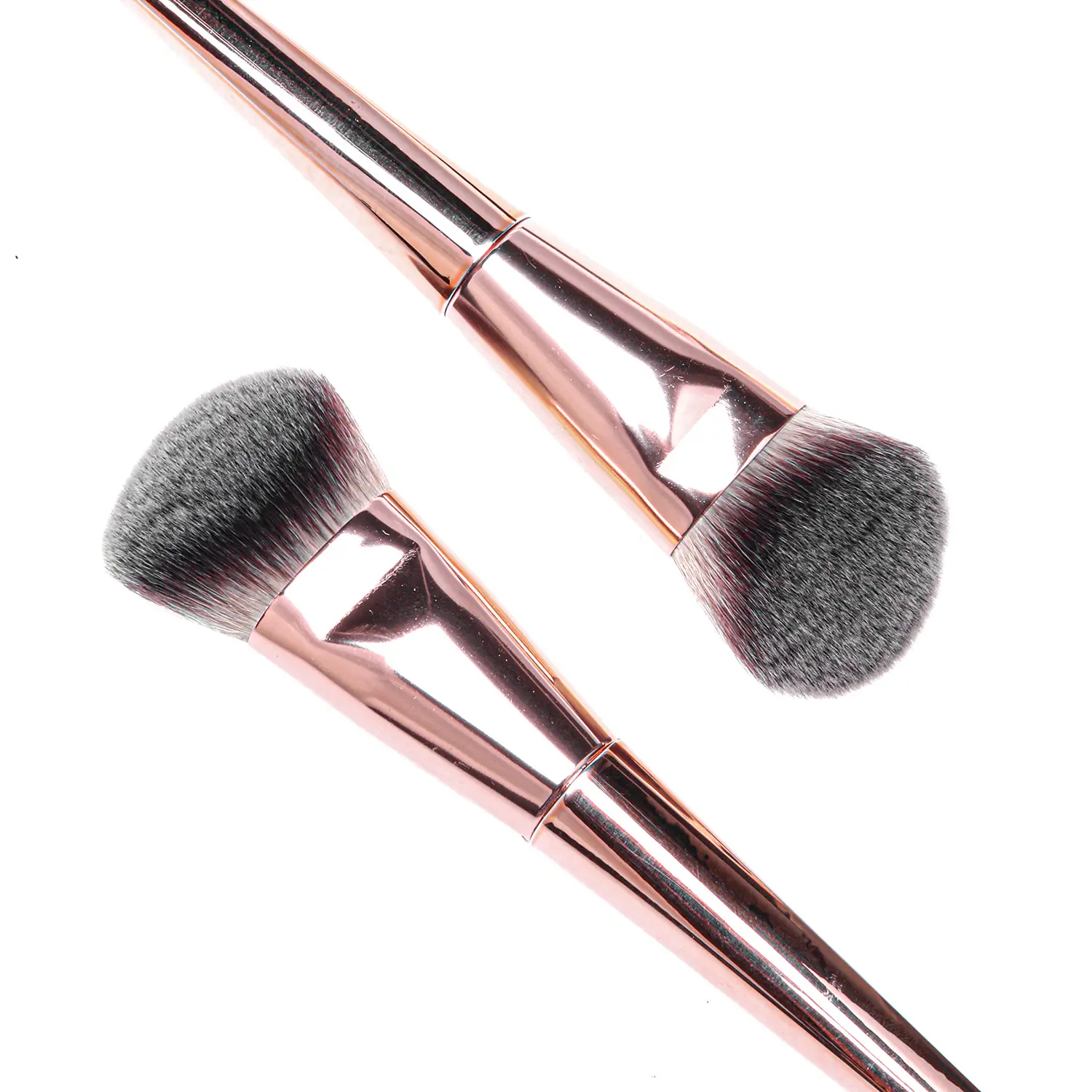 Travel single brush round airbrush makeup foundation brush blending for liquid cream bronzer