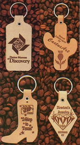 Hand Carved Unisex Keychains Cute Exotic Shape Tooled Leather <strong>Key</strong> Rings Unique Accessory Keychains for Men and Women - Product Image 5