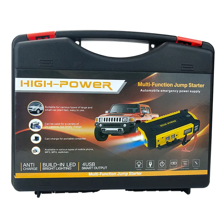 12v 24v kit di emergenza jump start batteria auto con stazione di alimentazione salto di avviamento per il salto di avviamento