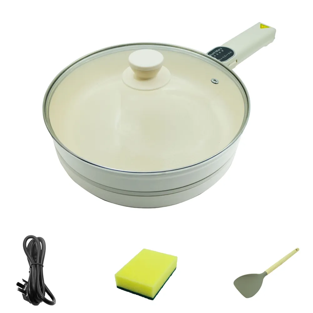 Portable Factory Direct Household Electrical Boiling Pot Electric Hot Pot Multifunctional Electric Fried Beef Steak Cooking Pot