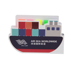 Sáng Tạo vỏ cứng Bìa Memo Pad phim hoạt hình máy bay tàu xe dính lưu ý lưu ý tin nhắn hình dạng đặc biệt dính Lưu ý thiết lập - Product Image 2