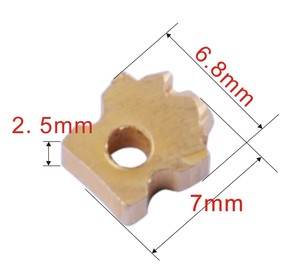 Messing buchstaben und-nummern schriften für Heiß präge folien-und Heißt inten rollen codier maschinen zum Drucken von Datum und Chargen nummer - Product Image 5