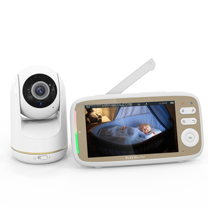 VB803 2.4G กล้องวิดีโออัจฉริยะสำหรับดูเด็ก, กล้องวิดีโออัจฉริยะตรวจจับภาพในเวลากลางคืนร้องไห้และอุณหภูมิไร้สาย - Product Image 1