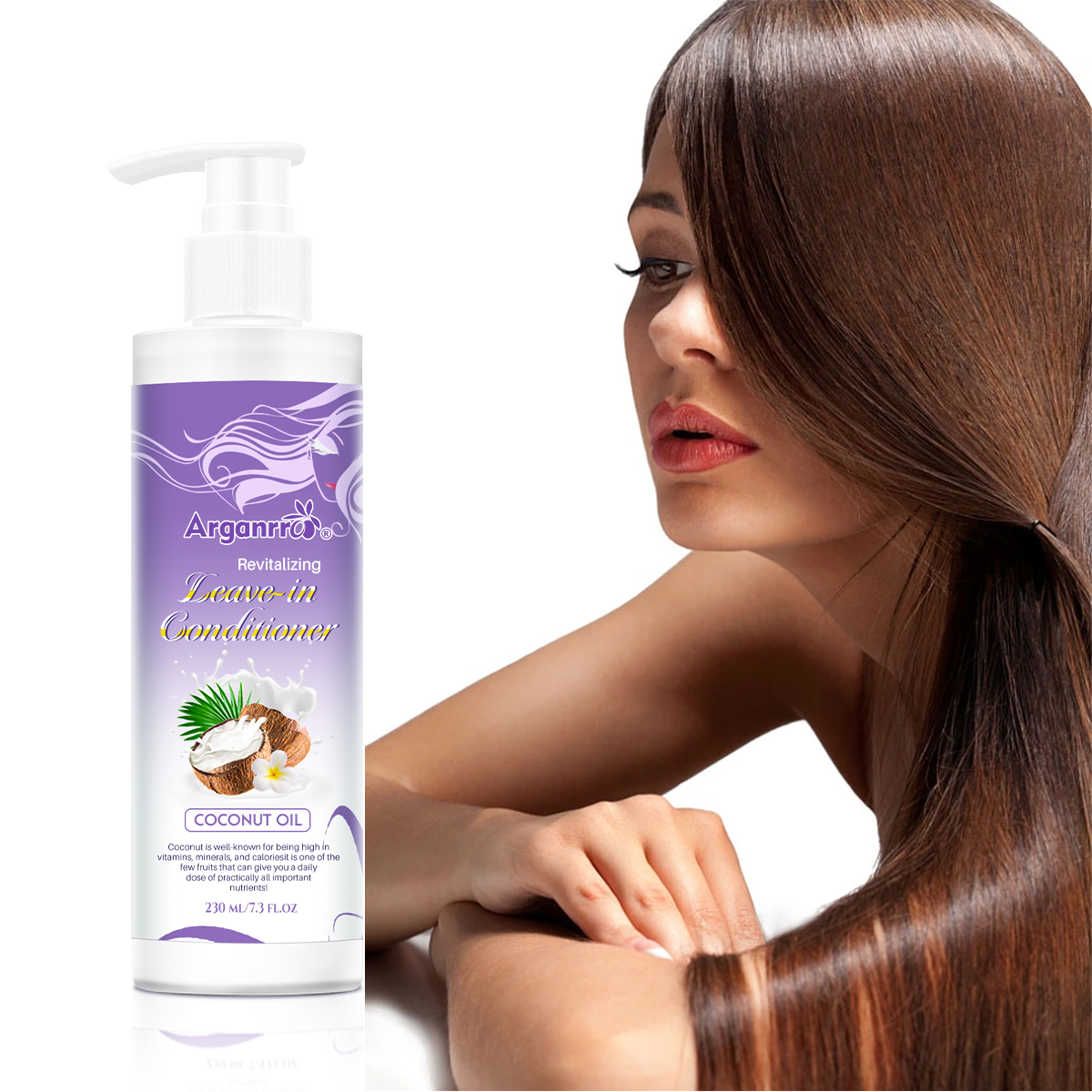 Laisser dans le conditionneur de cheveux