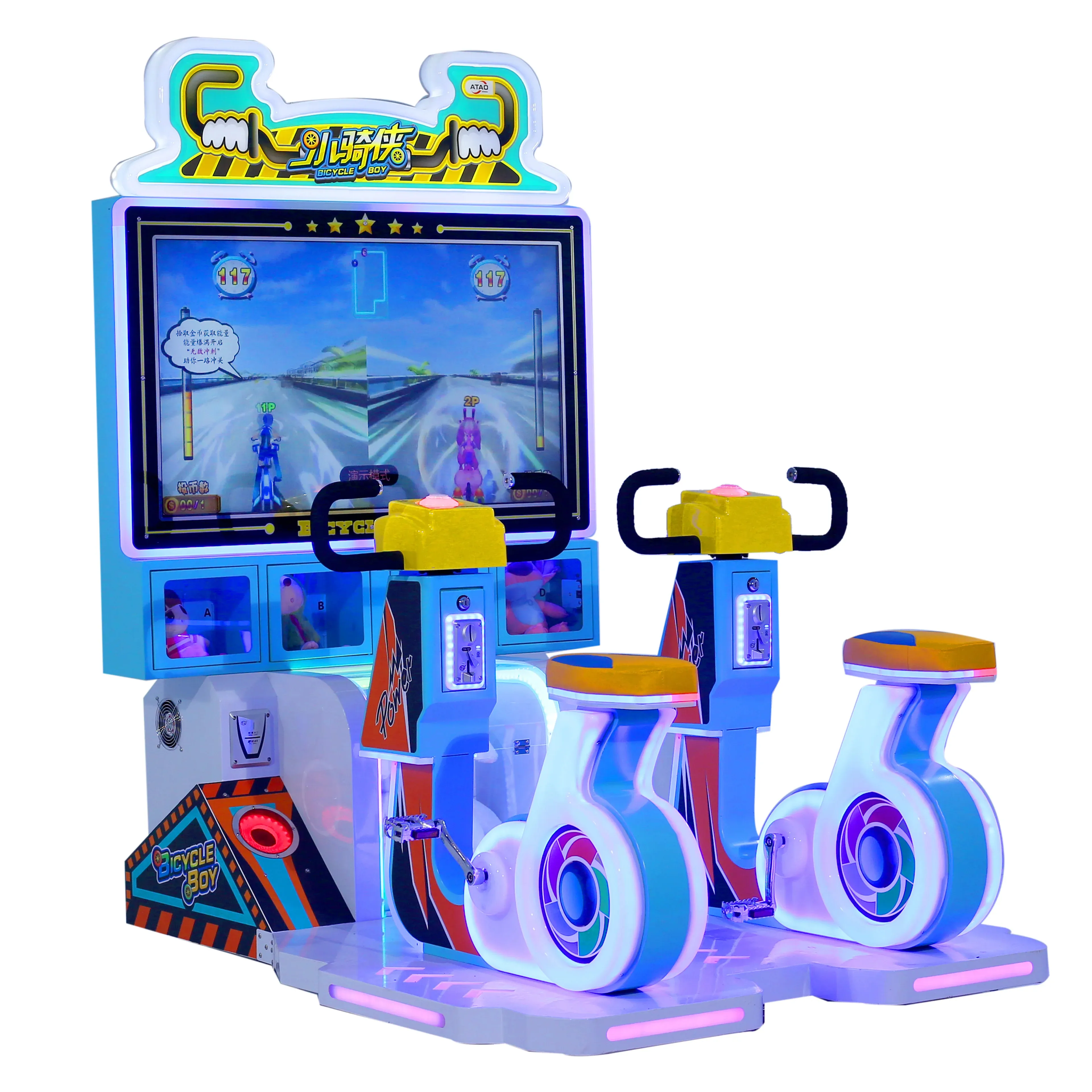 2023 nouveau jeu de rachat intérieur enfants électrique enfants voiture course machine de jeu vidéo arcade à pièces à vendre