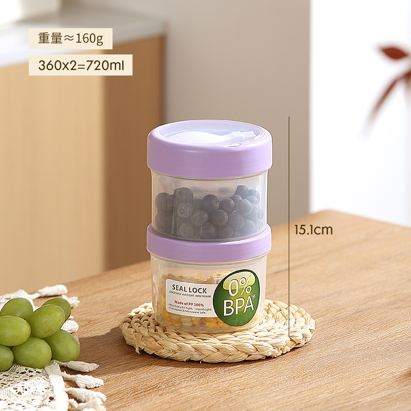 Hb6602 violet double couche 360ml + 360ml