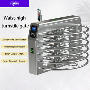 Tornello Semiautomatico a Altezza Vita con Riconoscimento Facciale, Lettura Codice QR e Tessera, Bidirezionale, in Acciaio Inox IP54 - Product Image 2