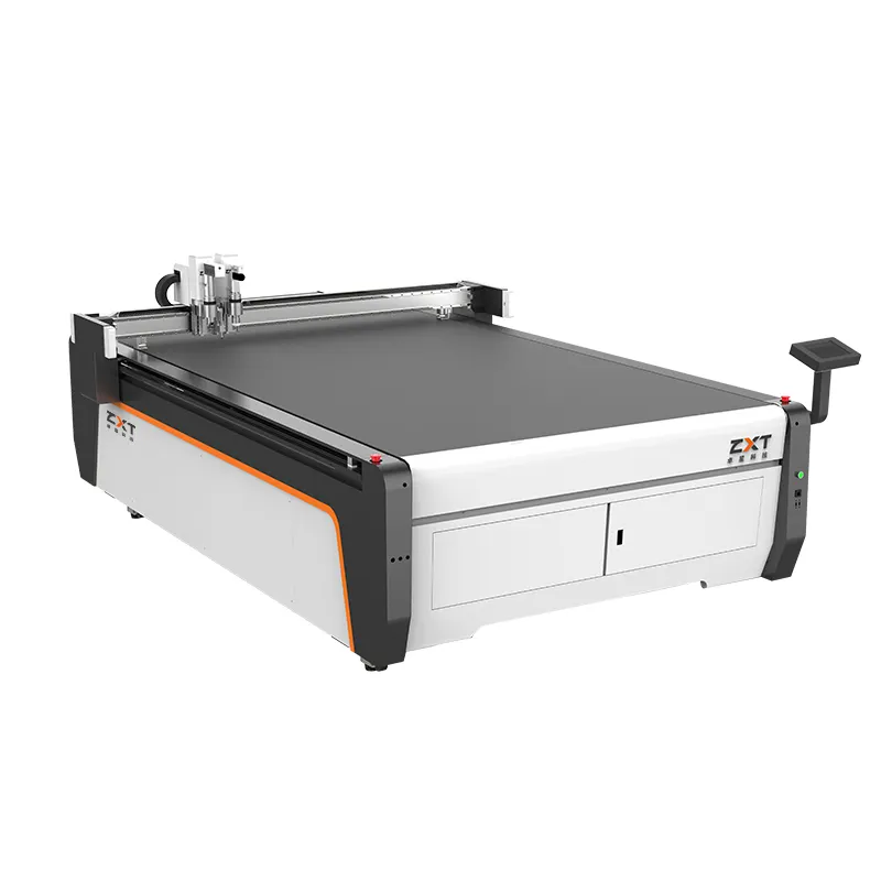 Zxt Automatische Voeding Digitale Composietmaterialen Cnc Vibrerende Mes Koolstofvezel Pvc Foam Board Cutter Machine