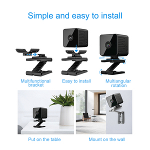 A9 1080p Mini kablosuz Ip kamera 2 yönlü ses P2p cep uzaktan Wifi mini kamera - Product Image 5