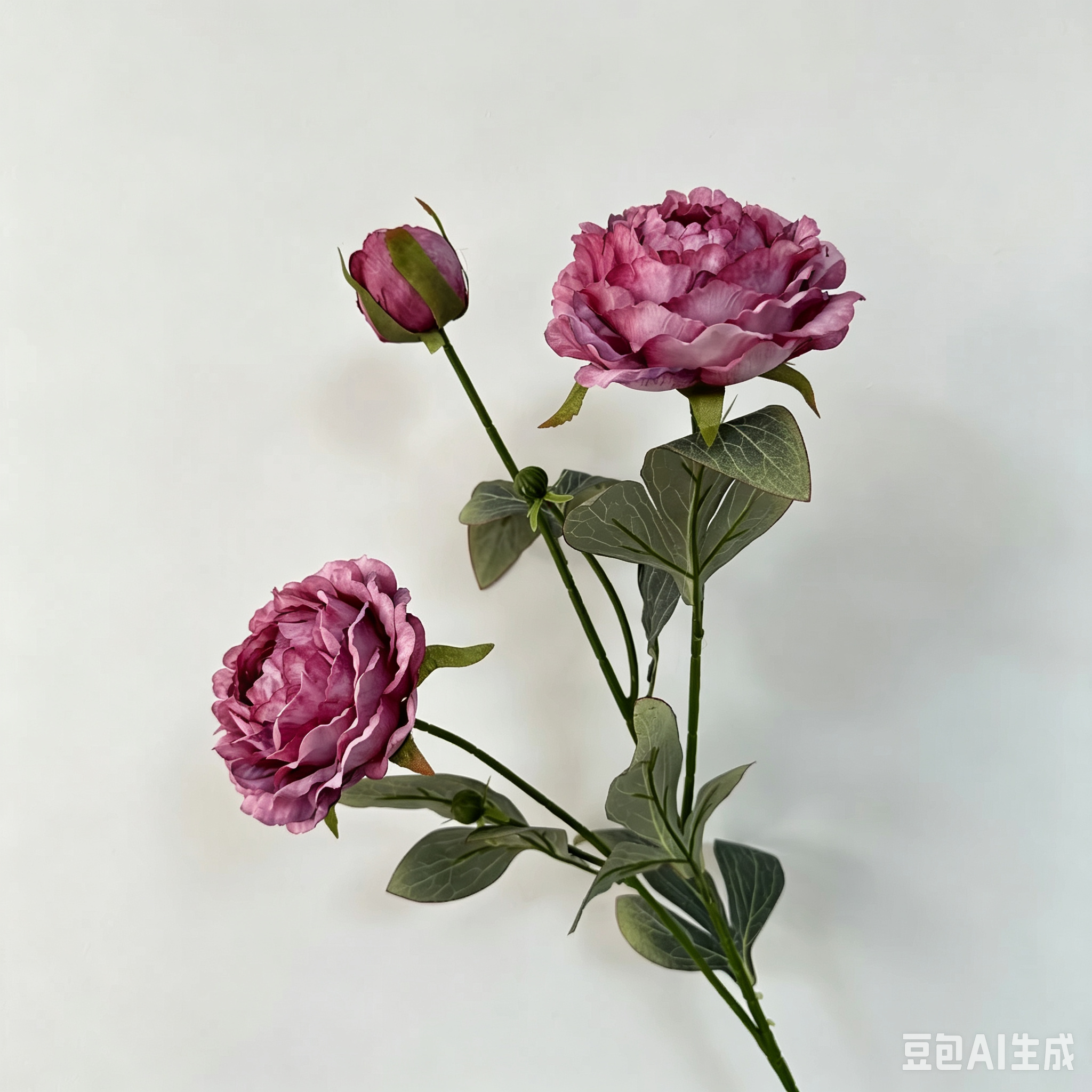 Oil painting peony