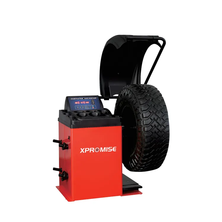 Equilibratrice automatica XPROMISE XP-570D/attrezzatura per garage auto equilibratrice per ruote per camion sollevatore per auto smontagomme automatico