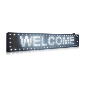 Semi-Outdoor-Scrolling-LED-Anzeige p10 LED-Anzeige Schaltplan LED-Panel-Anzeige Mono-Farbe LED-Nachricht Zeichen - Product Image 1