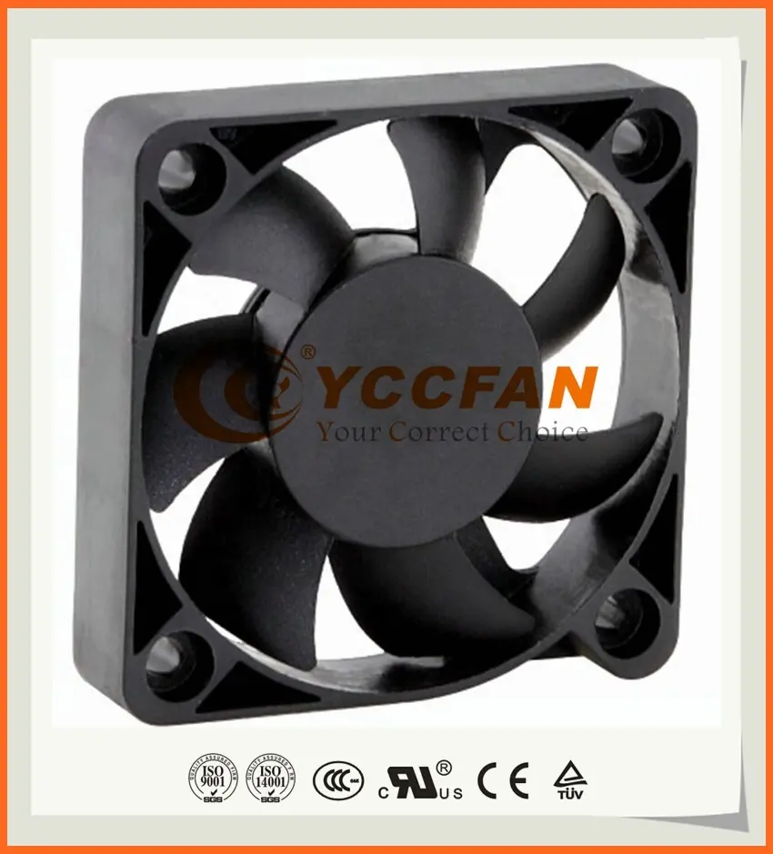 5010 DC Cooling Fan 12V 2pin Brushless Kipas Pendingin Cooler Radiator Bagian