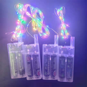 10 <strong>Leds</strong> <strong>Copper</strong> Silver <strong>Wire</strong> Warm White 2AA Battery Operated Christmas <strong>Lights</strong> in Holiday Lighting with <strong>Timer</strong> Function