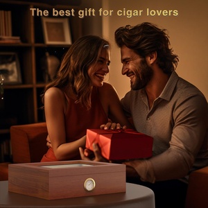 Wooden Cigar Case <strong>Humidor</strong> - Wholesale <strong>Humidors</strong> Box with Humidity Control for Commercial Use &amp; Bulk Purchase Discounts - Product Image 5