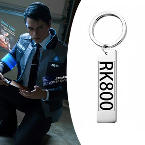Anime trò chơi Detroit trở thành con người Keychain Connor rk800 Halloween Thời Trang người đàn ông người phụ nữ cosplay phụ kiện Quà Tặng - Product Image 1