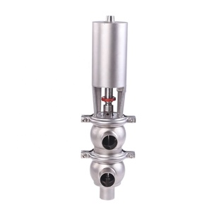 Stainless Steel SS304 Sanitary Diversion Valve <strong>Model</strong> <strong>TL</strong> 22 Multi-way Pneumatic Flow Control Shutoff Structure Designed for Water - Product Image 6