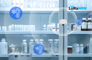Sensor de temperatura y humedad LoRaWAN para almacenamiento de vacunas en cadena fría Alertas en tiempo real Registro de datos en la nube - Product Image 6