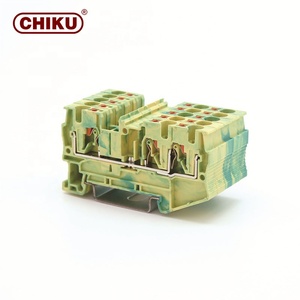 Precio de fábrica, superventas, CHIKU, una entrada, dos salidas, terminales de resorte de tierra - Product Image 6