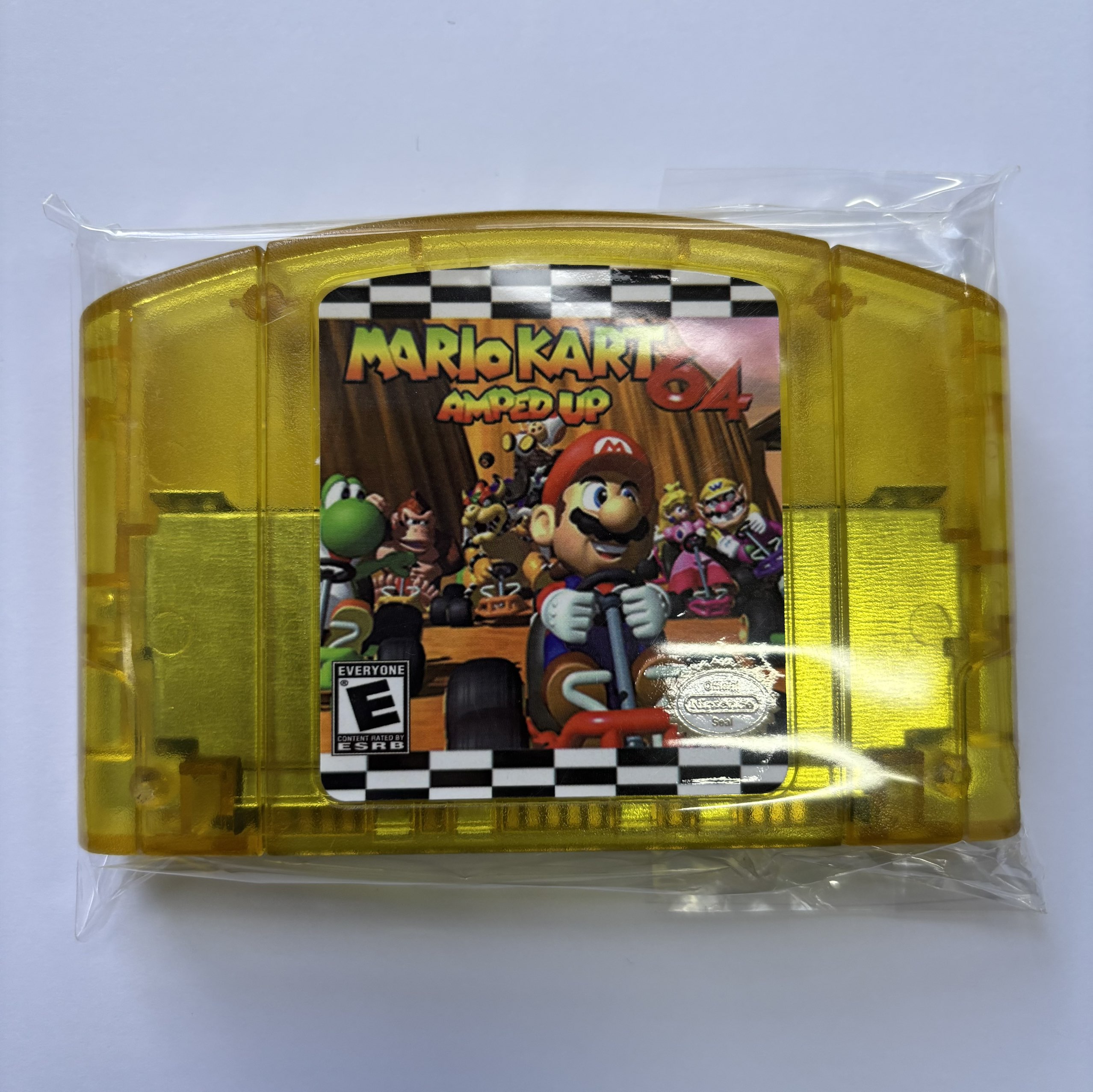 Mario Kart Amped Up NTCS jaune clair