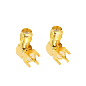 <strong>SMA</strong>-KWE <strong>SMA</strong> Right Angle Side Connector Round PCB <strong>SMA</strong> Female Connector Types - Product Image 4