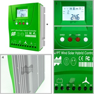 12/24V 2000W Bluetooth <strong>Dump</strong> <strong>Load</strong> Hybrid Wind Solar Charge <strong>Controller</strong> MPPT Solar Charge <strong>Controller</strong> Wind Turbine <strong>Controller</strong> - Product Image 2