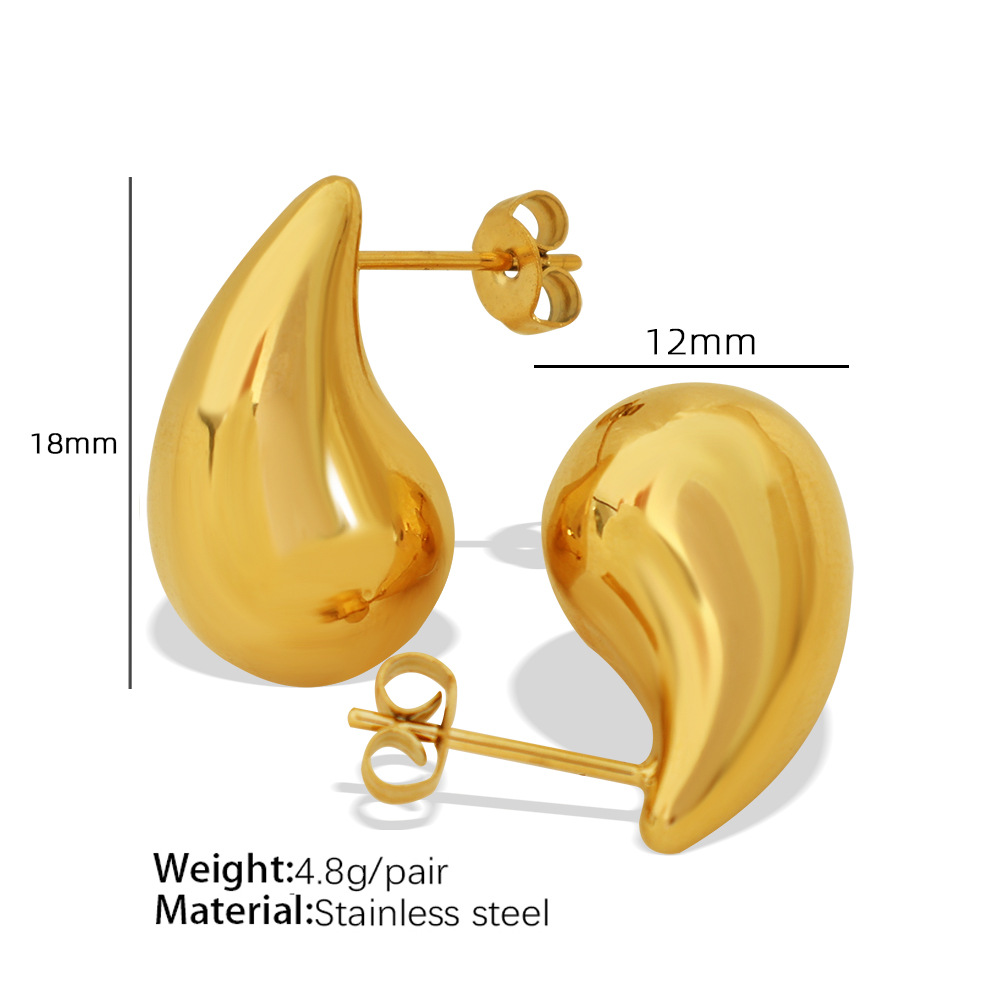 EH232 Petites boucles d'oreilles en or