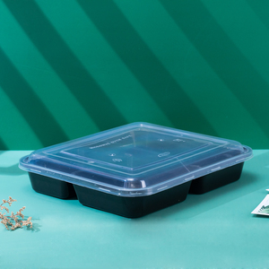 กล่องใส่อาหารหรูหรา ขวดเปล่า กล่องเก็บของ พร้อมช่องแยก 2 3 4 ช่อง สำหรับรีไซเคิลและจัดเก็บ - Product Image 3